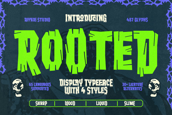Rooted Font Family