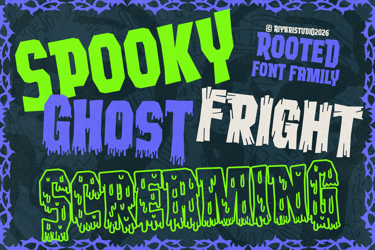 Rooted Font Family