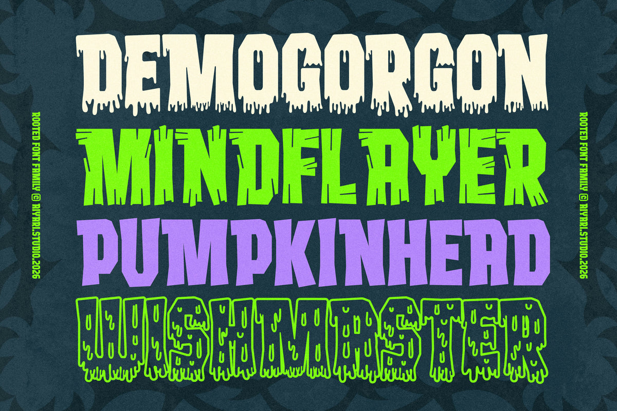 Rooted Font Family