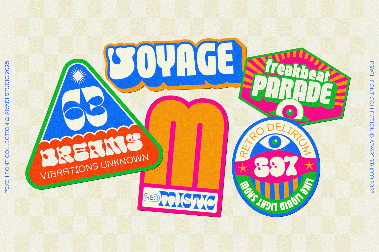 Psych Fonts Collection